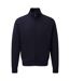 Mens authentic sweat jacket french navy Russell