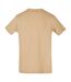 T-shirt Basic Homme Beige Build Your Brand-2
