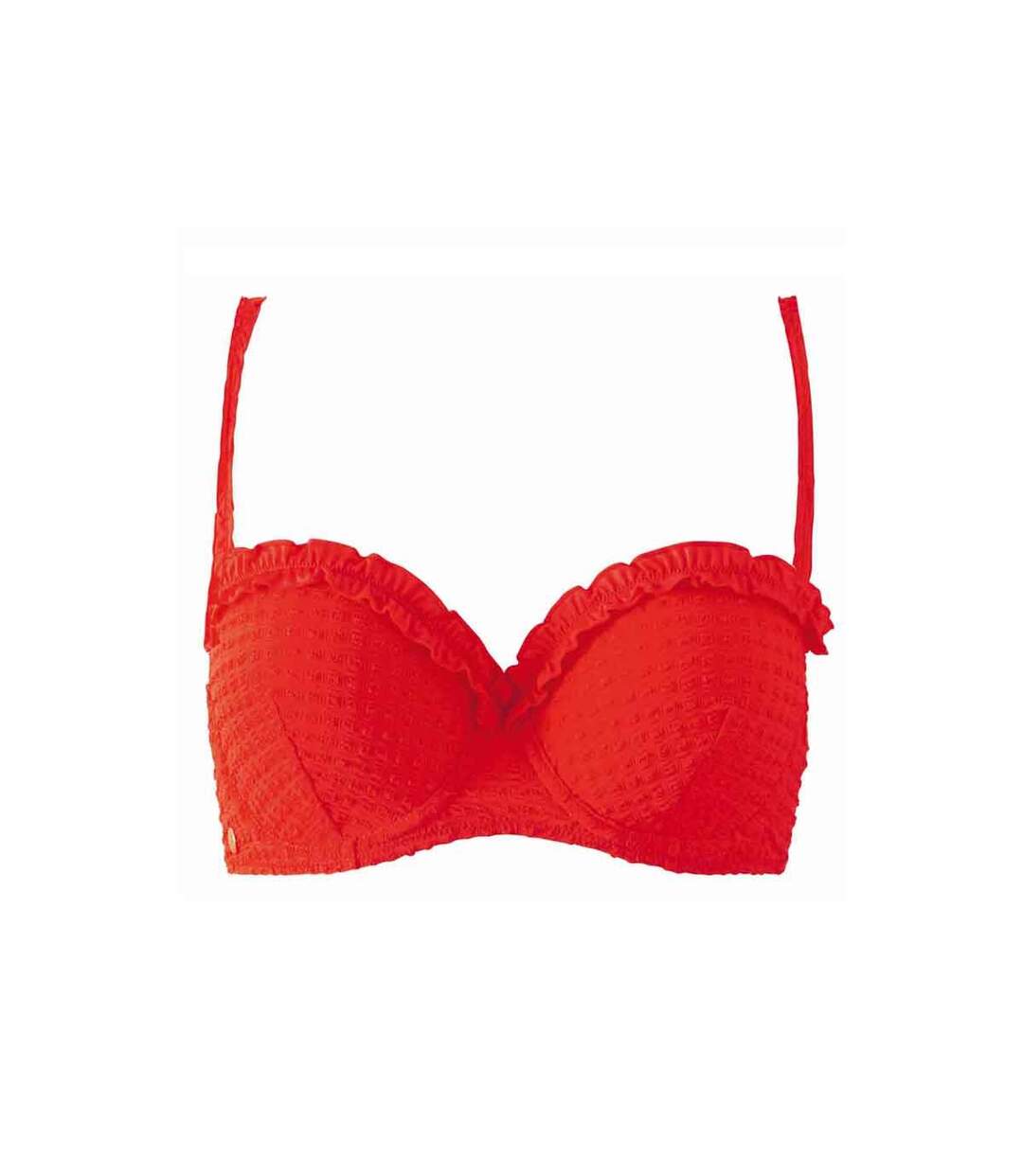 Haut de maillot balconnet rouge SALSA-1