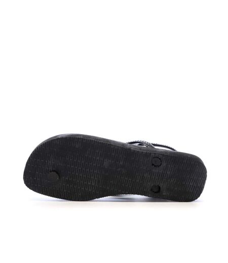 Tongs noir femme havaianas flash urban plus infra