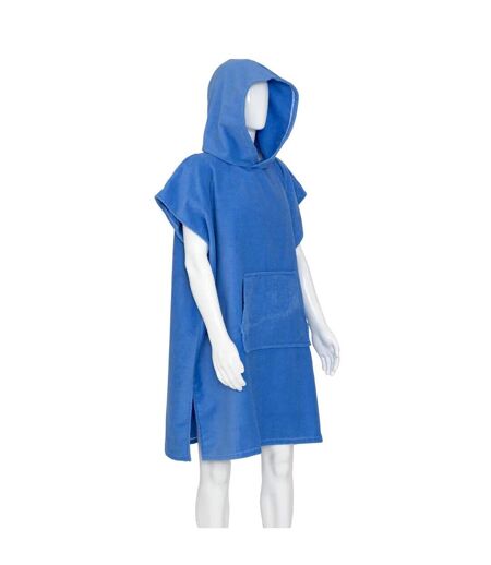 Poncho de Plage en Microfibre Azul 80x100cm Bleu