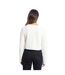 Womens/ladies Bow Sequin Relaxed Fit Long-sleeved Blouse Cream Be You-3