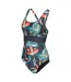 Maillot De Bain 1 Pièce Motif/style Fleurs Yamba Femme Bleu Sarcelle Mountain Warehouse-4