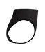 Womens/ladies Cheeky Solid High Waist Bikini Bottoms Black Speedo-3