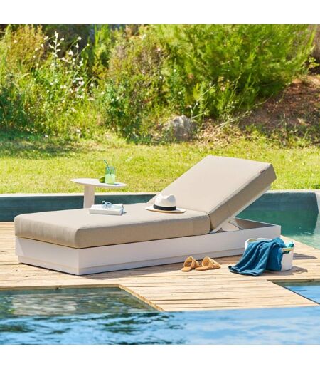 Lit de piscine en aluminium et acier ALLURE
