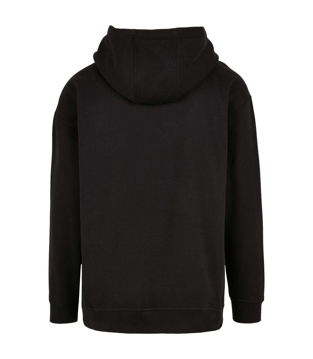 Mens Basic Oversized Hoodie Noir Build Your Brand-2