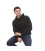 Sweat à capuche s-ginn homme noir Diesel-3