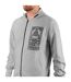 Sweat zippé à capuche homme en french terry imprimé poitrine Liam Freegun-2