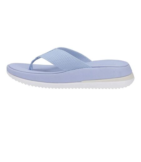 Womens/ladies surff two tone flip flops skywash blue FitFlop