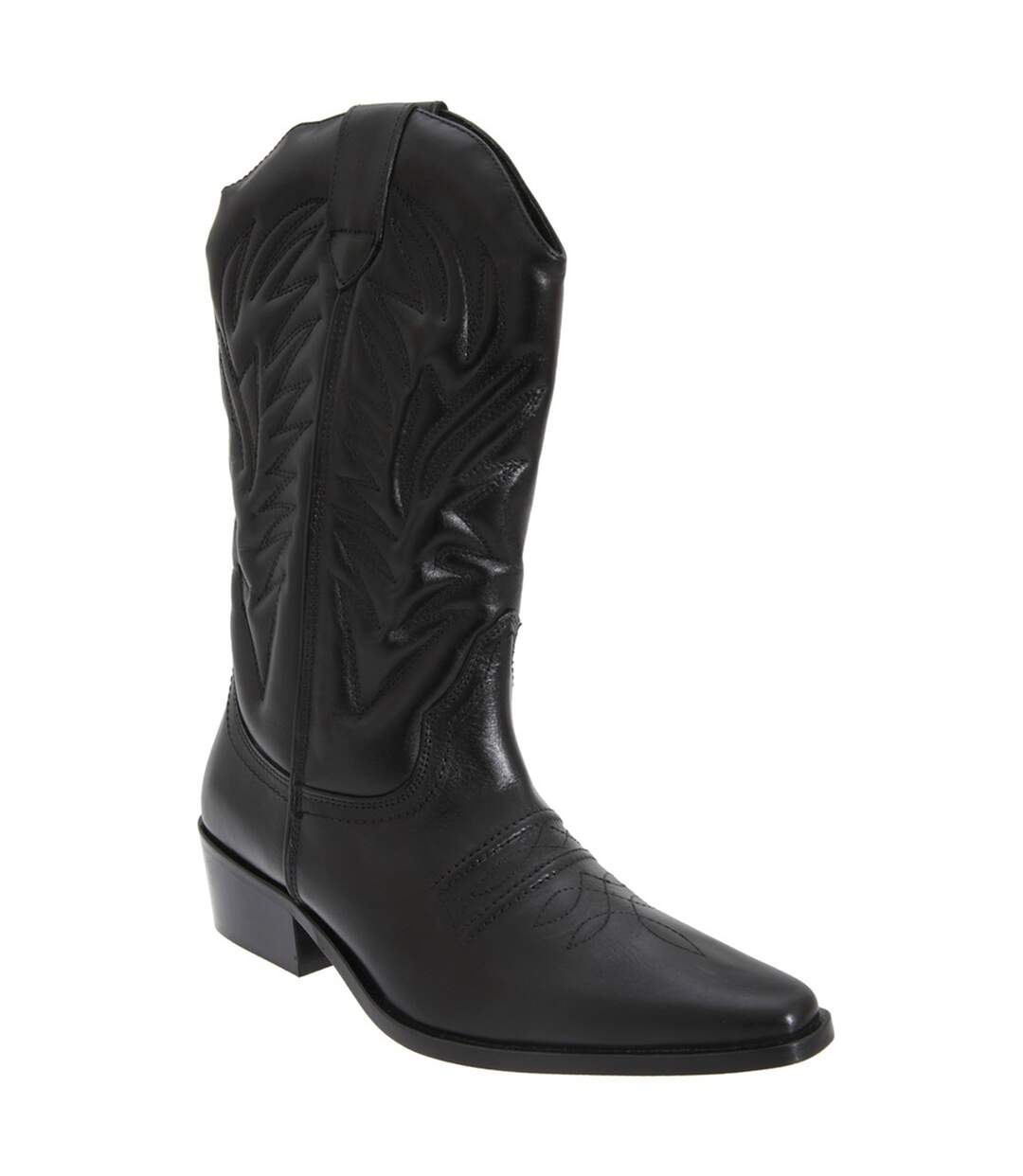 Bottes western hommes noir Woodland