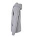 Mens Basic Oversized Hoodie Gris Chiné Build Your Brand-3