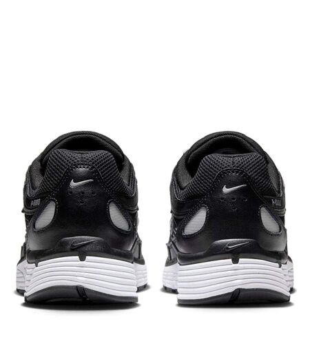 Mens P-6000 Chunky Sole Trainers Black White Silver Nike