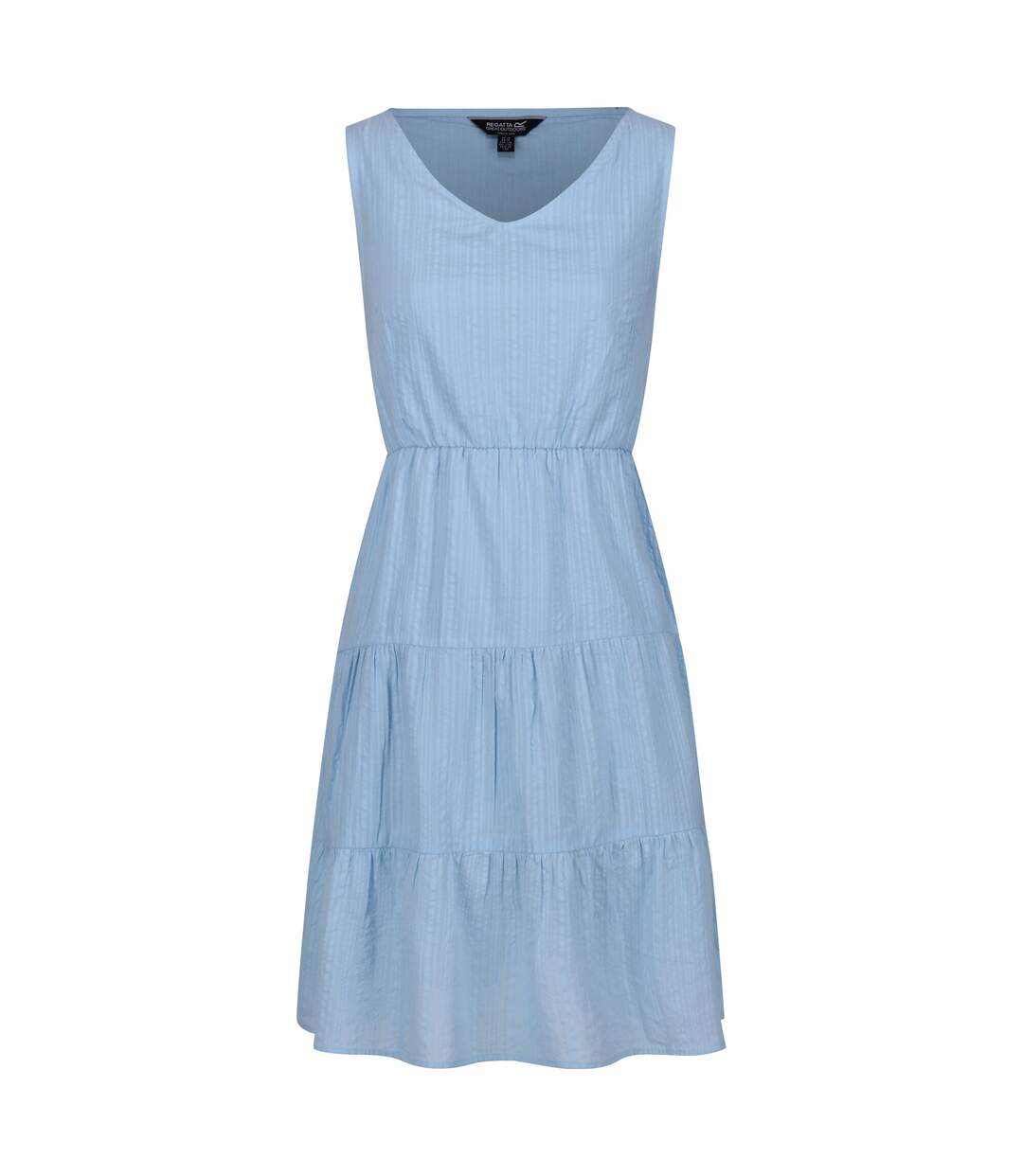 Womens/ladies zariah tiered casual dress powder blue Regatta-1