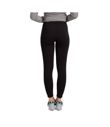 Legging Uni Et Doublé À Taille Élastiquée Fuzzy Femme Noir Trespass