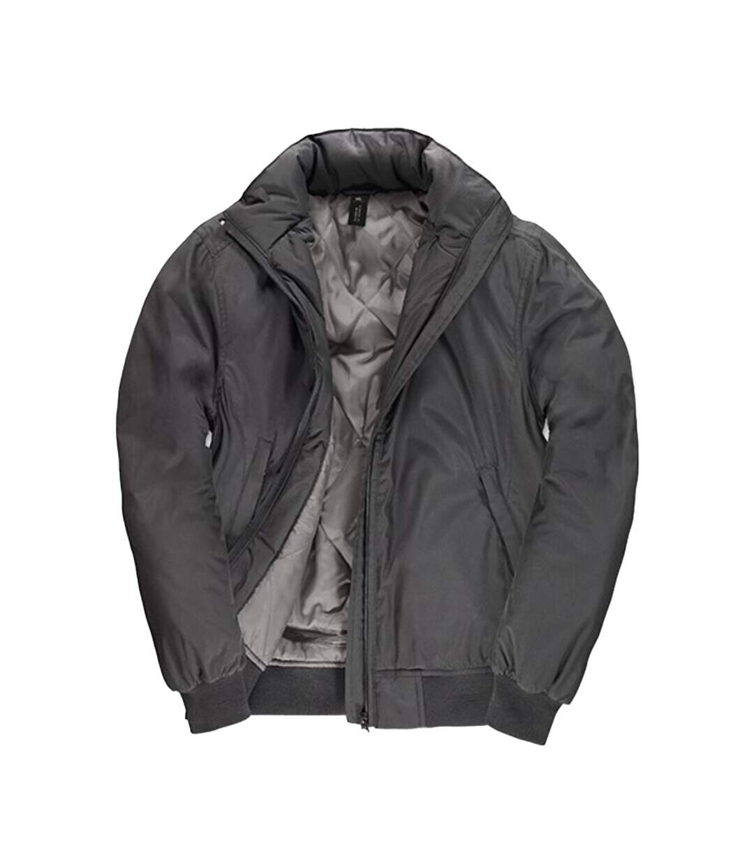 Blouson D'aviateur Crew Femme Gris Foncé Uni B&C-1