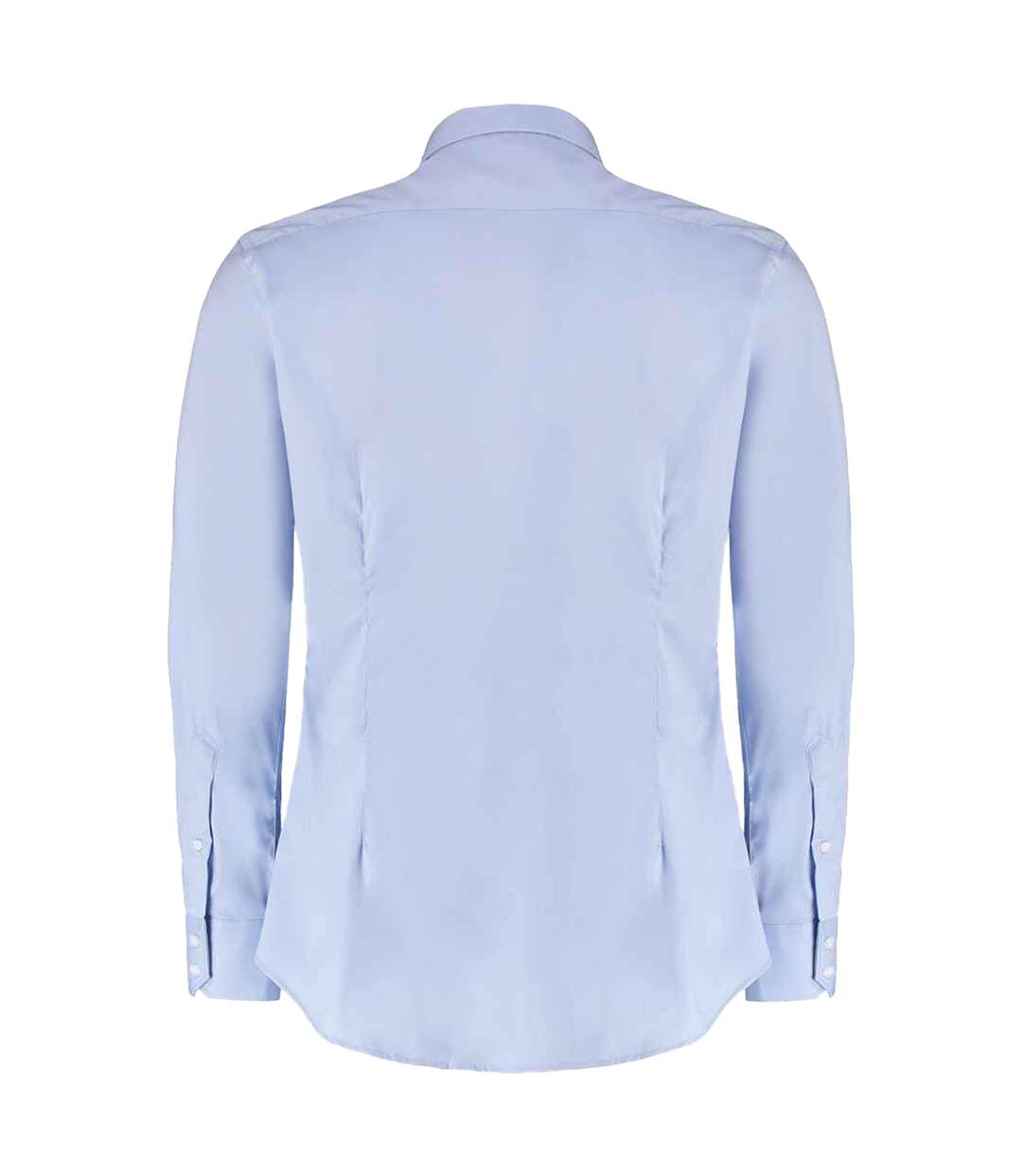 Chemise Manches Longues Homme Bleu Clair Kustom Kit-3