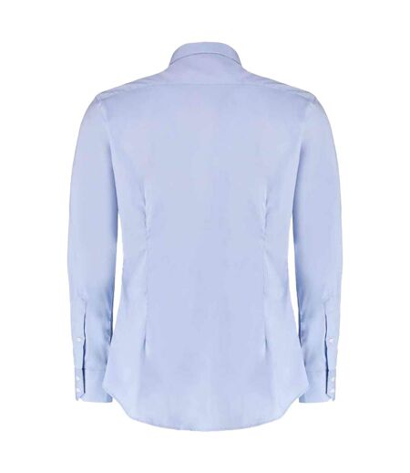 Chemise Manches Longues Homme Bleu Clair Kustom Kit