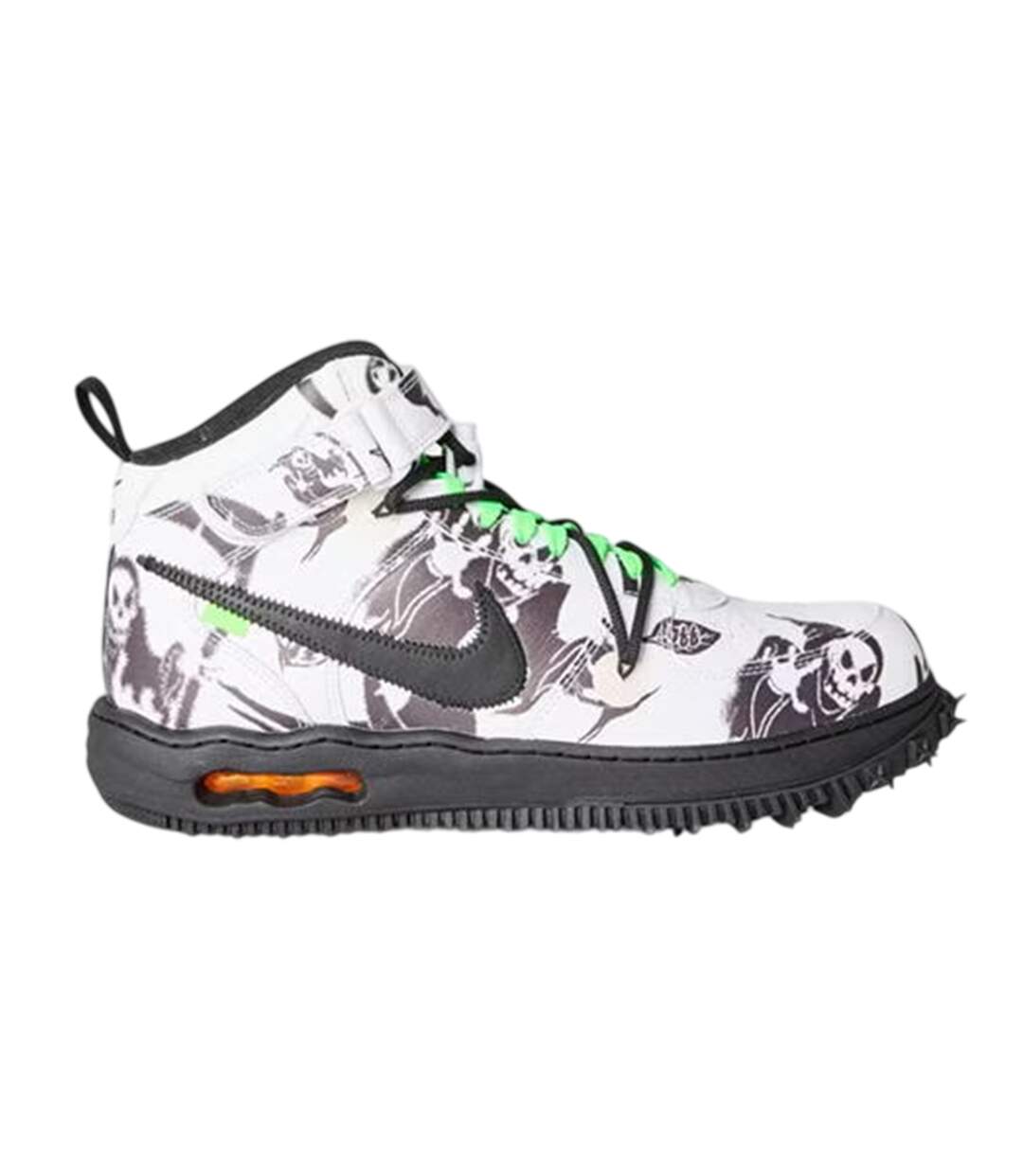 Chaussures Motif/style Imprimé Graphique Air Force Femme Blanc Noir Nike-1