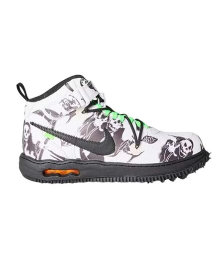 Chaussures Motif/style Imprimé Graphique Air Force Femme Blanc Noir Nike