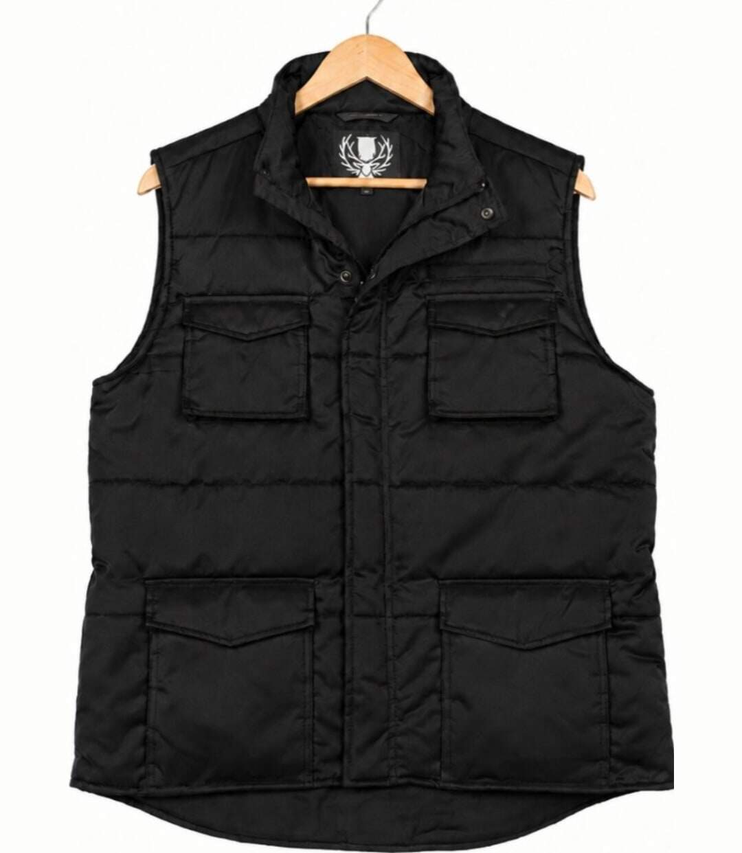 LEDERTYS TRUCKER P500  — Gilet sans manches noir : isolation matelassée et pan protège-reins-3