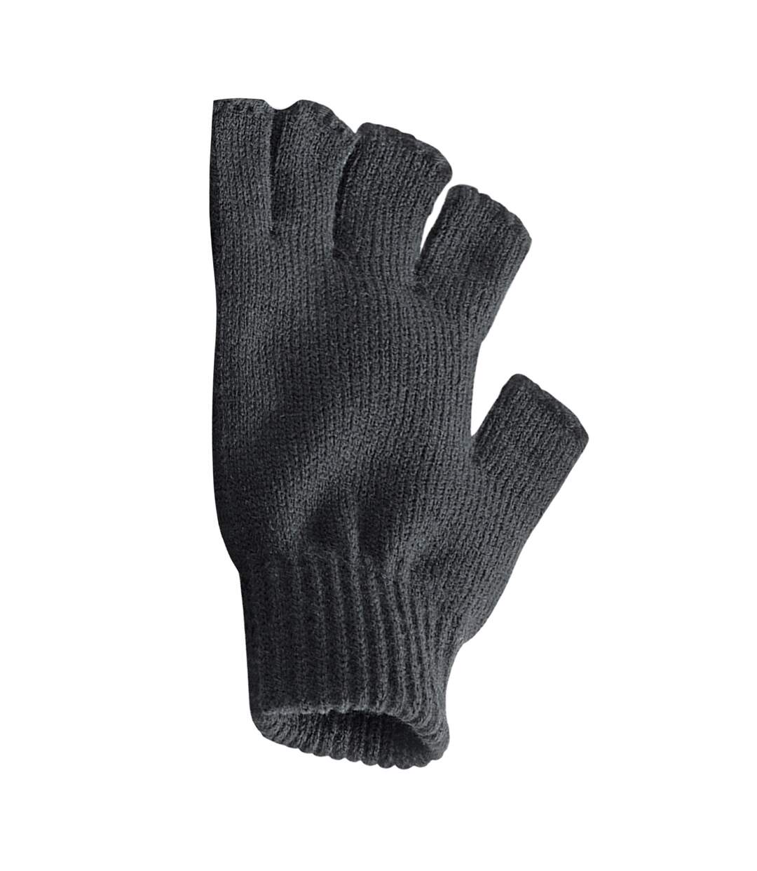 Fingerless Gloves Black Beechfield-2