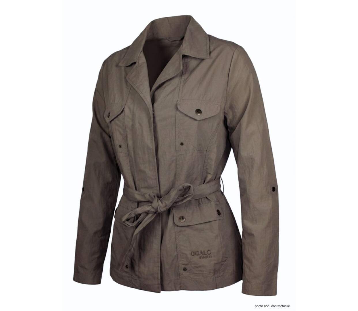 Veste Saharienne Femme Ogalo Noisette (Réf. SE1186)-4