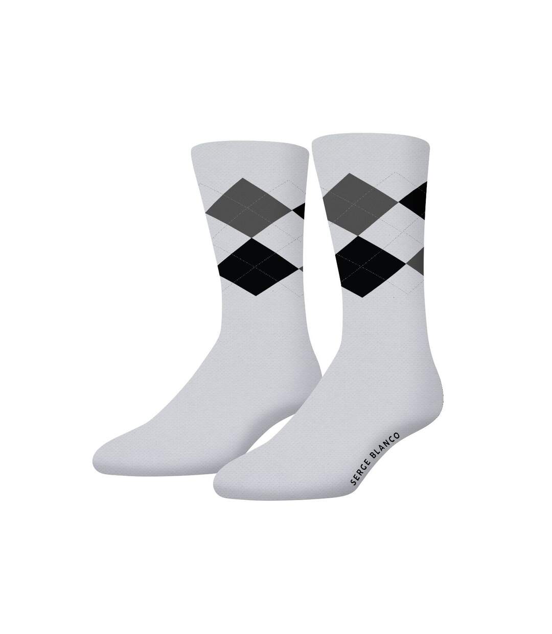 Lot de 6 paires de chaussettes de ville Serge Blanco Losange Serge Blanco-4