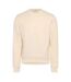 Womens/ladies Cotton Relaxed Fit Sweatshirt Cream Lacoste-1