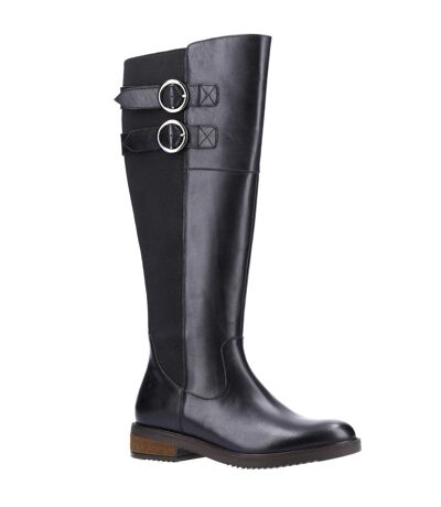 Bottes mi-mollet carla femme noir Hush Puppies