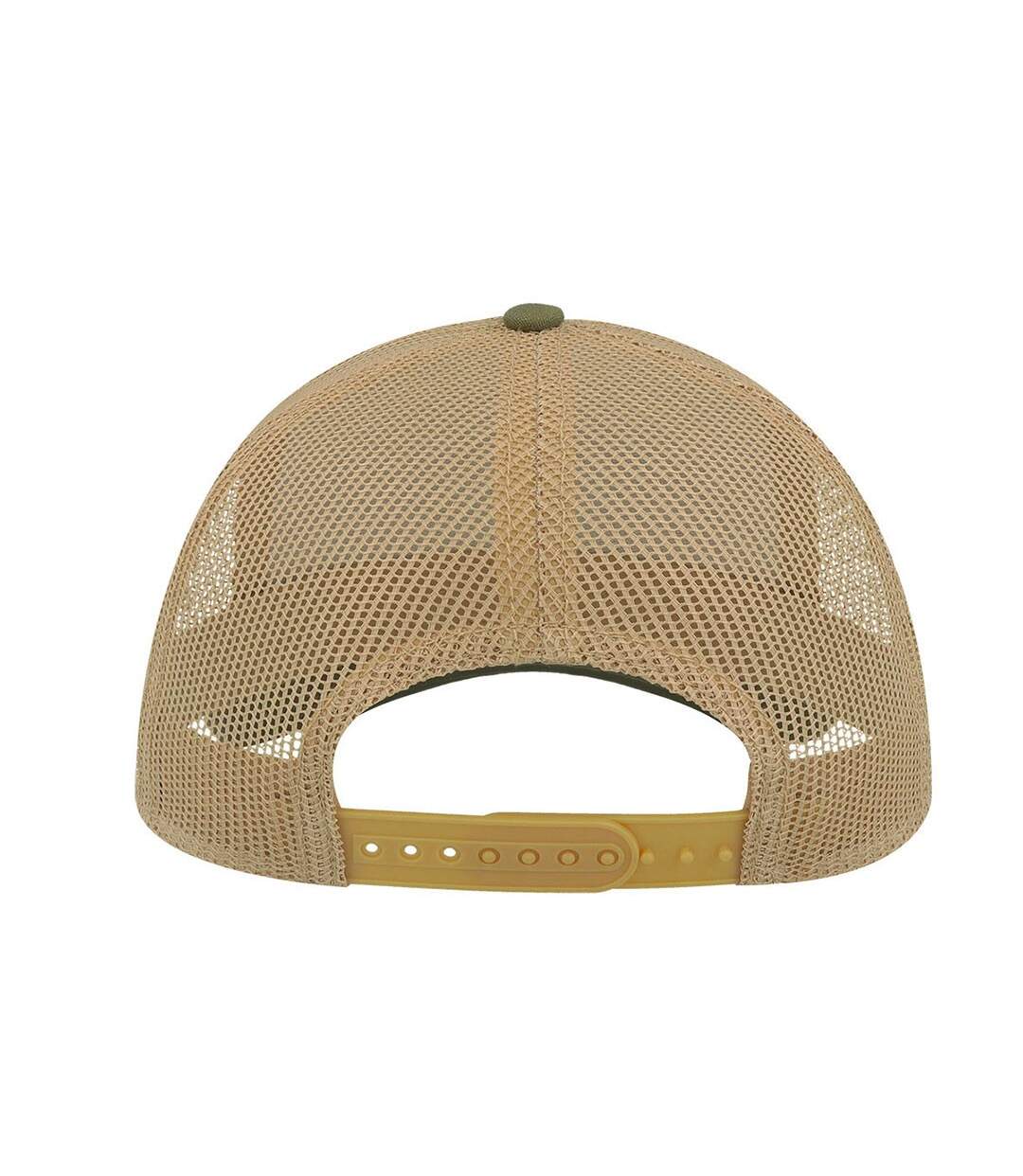 Casquette trucker rapper vert sombre / kaki Atlantis-2