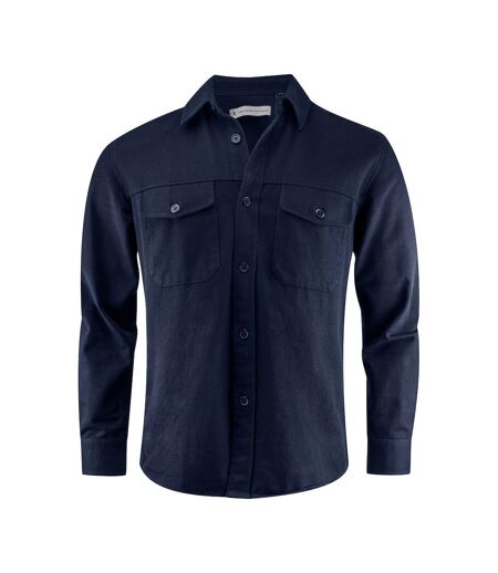 James Harvest Unisex Adult Highwoods Shirt (Navy) - UTUB724