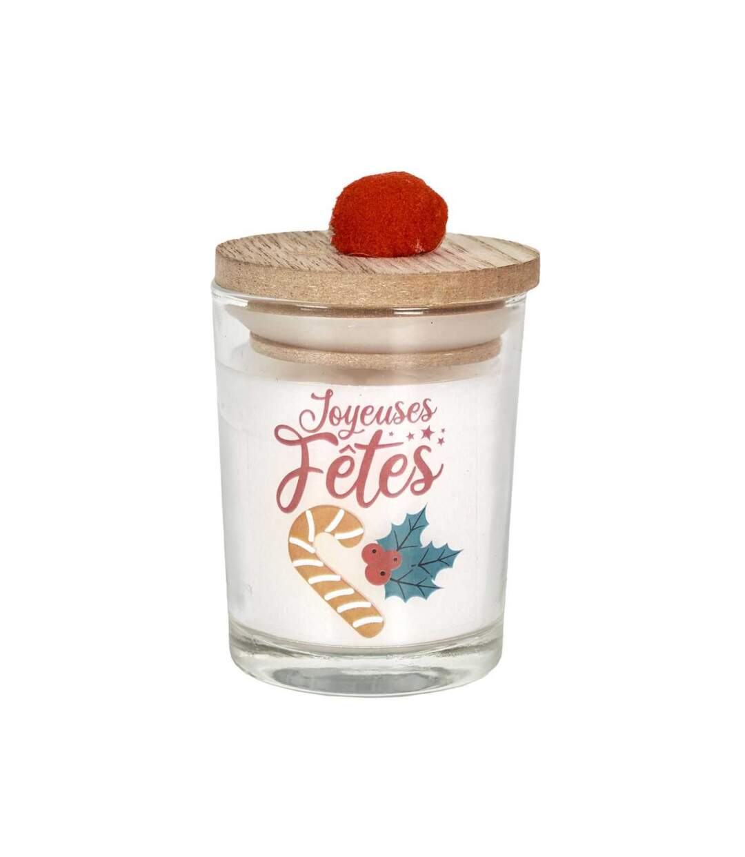 Lot de 2 Bougies Parfumées Joyeuses Fêtes 45g Sapin-3