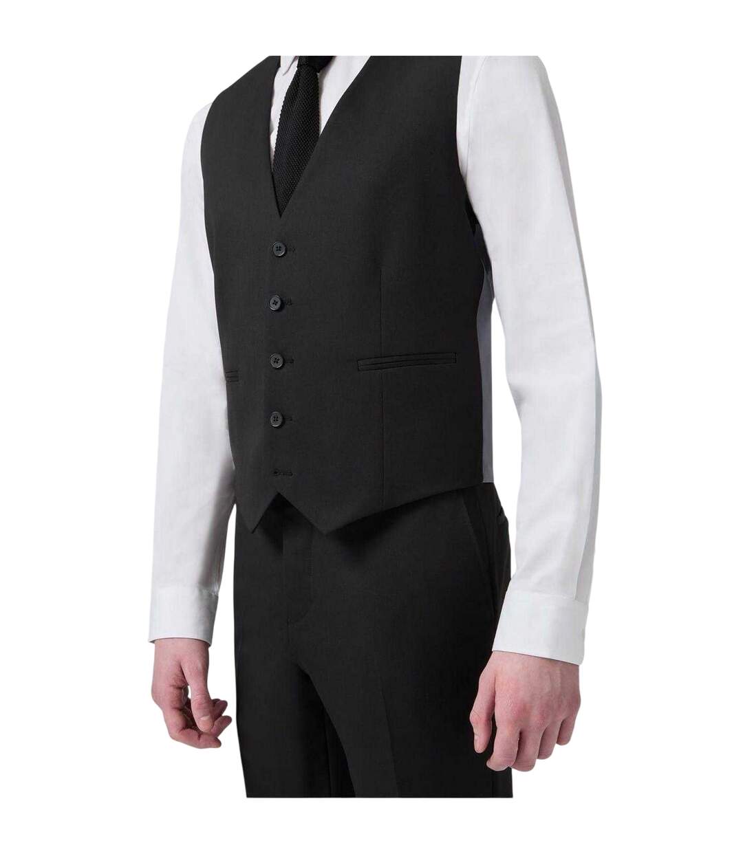 Gilet Homme Noir Twisted Tailor-4