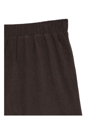Pantalon en velours marron foncé femme vero moda melly