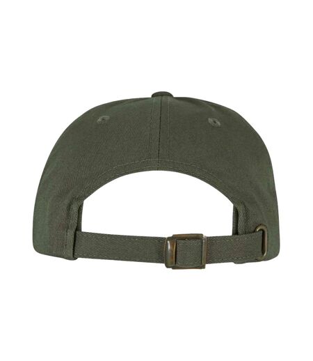 Casquette à profil bas adulte vert kaki foncé Flexfit