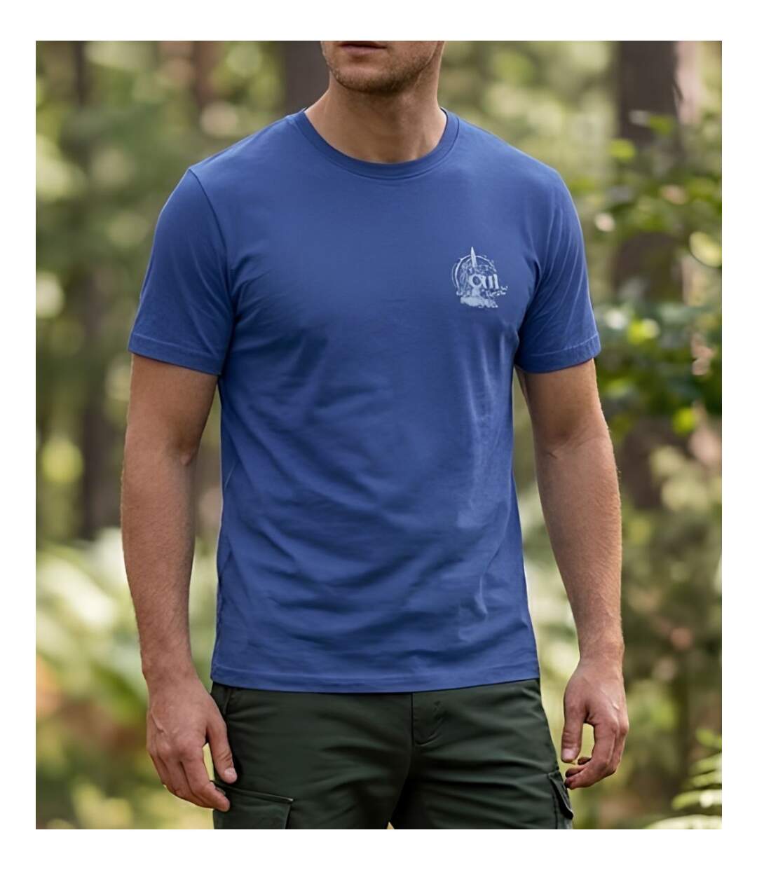 Tee - shirt  sérigraphie poitrine A2121B-1