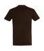 SOLS Mens Imperial Heavyweight Short Sleeve T-Shirt (Chocolate) - UTPC290