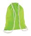 Sac à cordon taille unique vert citron Westford Mill-1