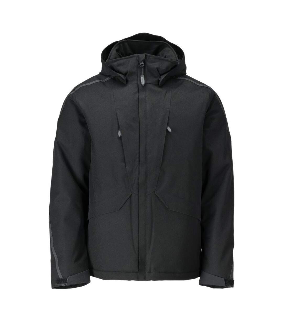 Mens Customised Winter Jacket Black Mascot-1