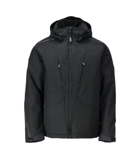 Mens Customised Winter Jacket Black Mascot