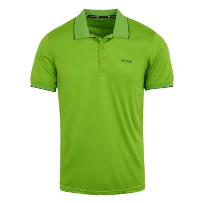 Mens remex ii polo shirt grenoble green solid Regatta