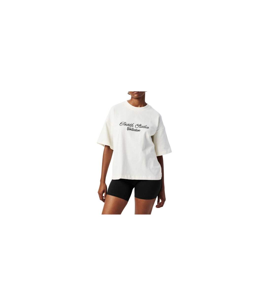 T-shirt Marina Femme Crème 4th & Reckless-1