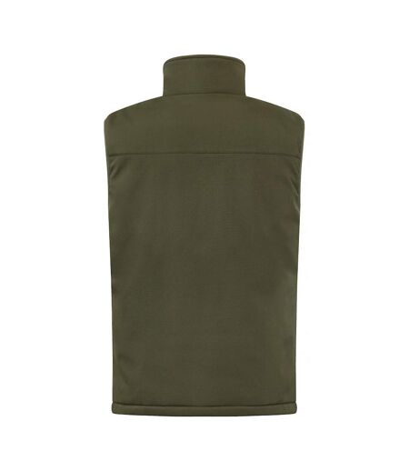 Clique Mens Softshell Padded Vest (Fog Green)