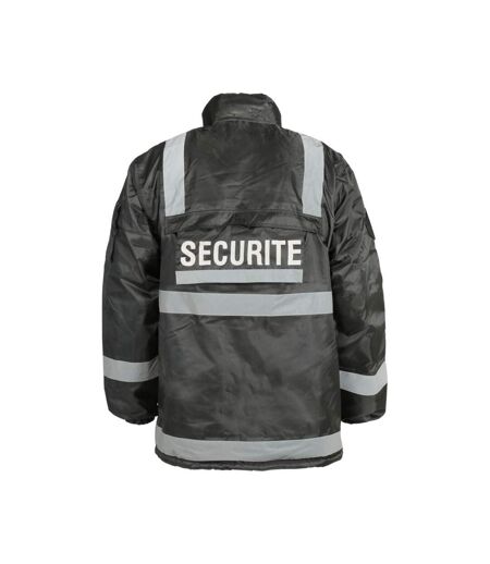 Veste coupe-vent fourrée polaire avec bandes réfléchissantes  CityGuard