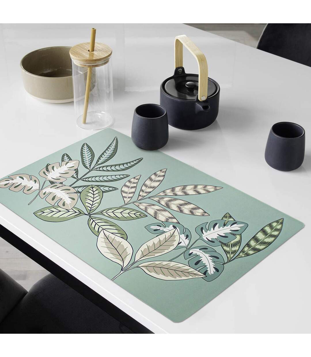 Set de Table Imprimé Beautaline 28x44cm Vert-2