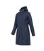 Womens/ladies ioana longline soft shell jacket navy Mountain Warehouse