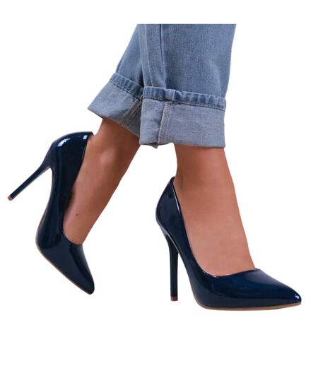 Ballerines Larges kyra femme bleu marine Where´s That From