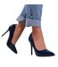 Ballerines Larges kyra femme bleu marine Where´s That From