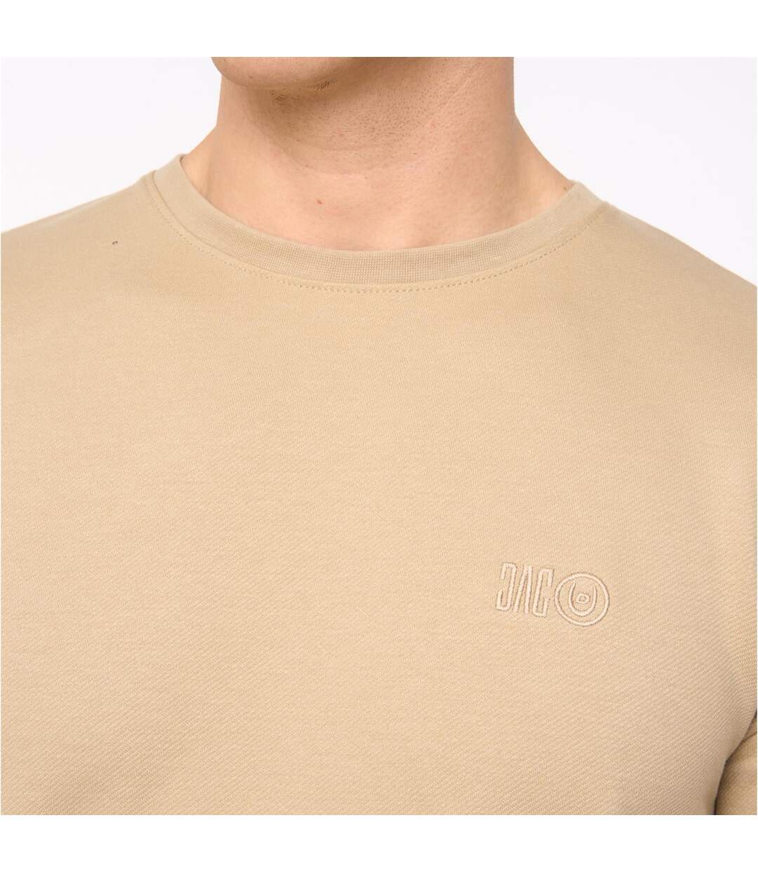 T-shirt Sherborn Homme Beige Gris Duck And Cover-4