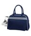 23 Litres Taille Unique Bleu Marine Blanc Sac De Bowling Bagbase Rétro-1
